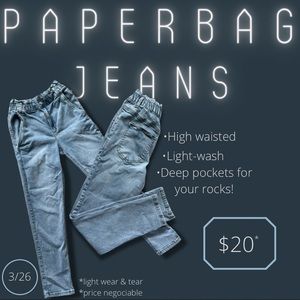 Paperbag jeans